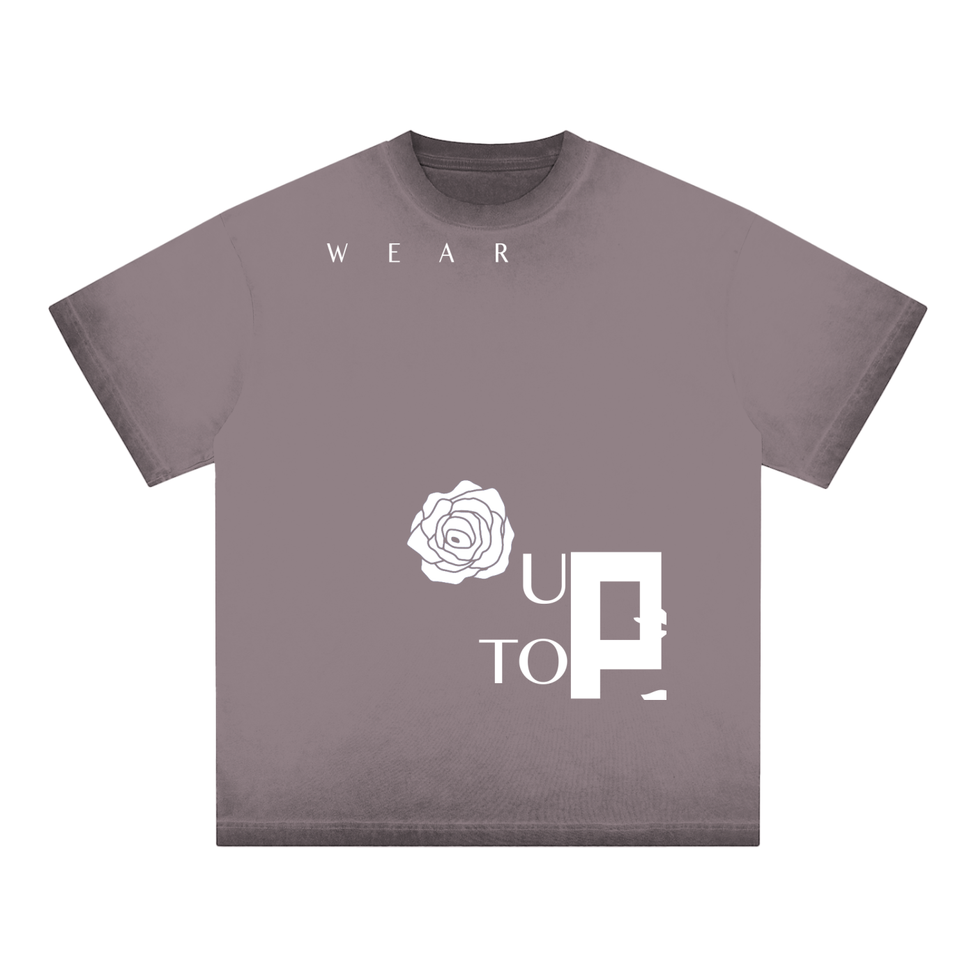 UPTOPWEAR Reverse Dyed Loose Cotton T-Shirt