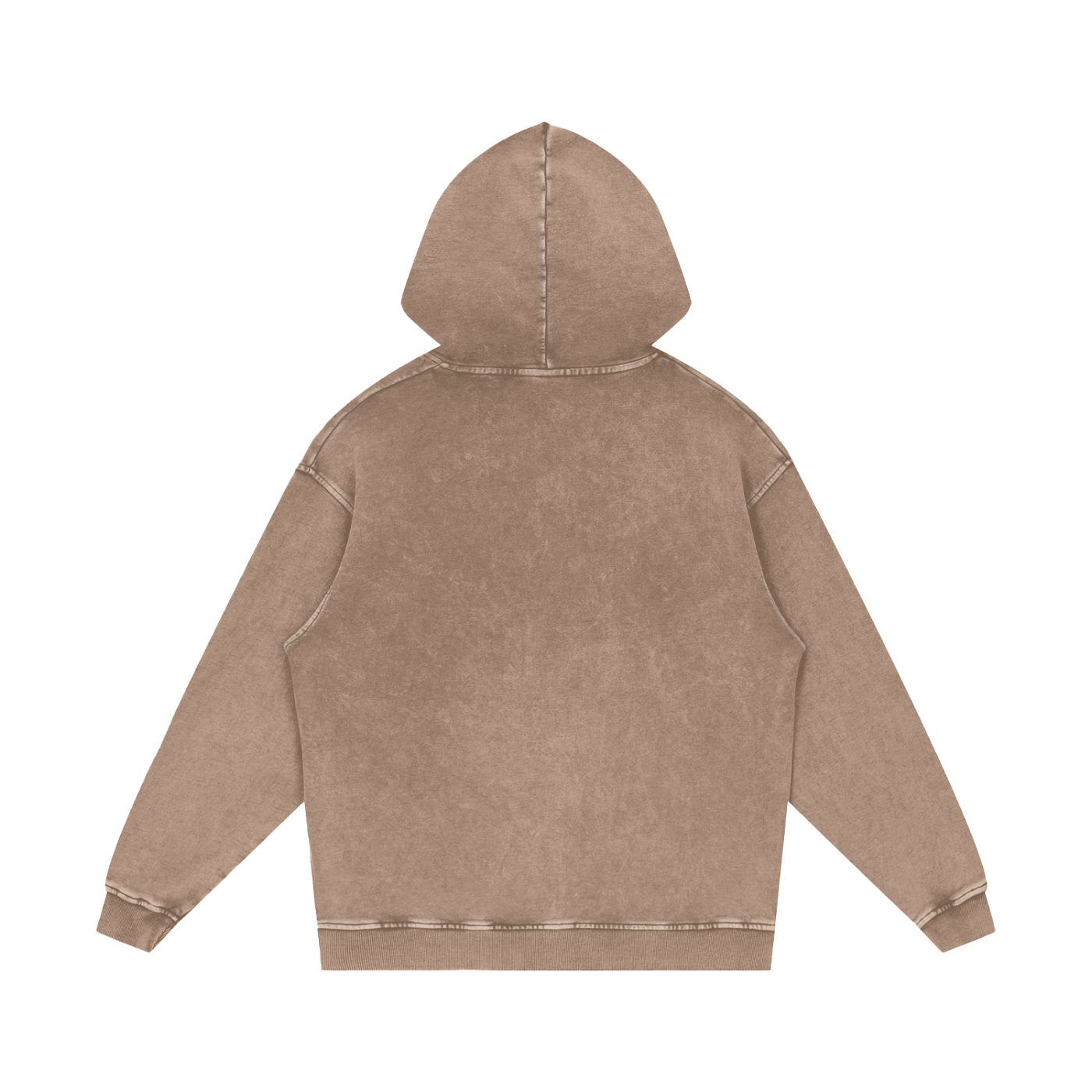 UPTOPWEAR Snow Washed Loose Cotton Hoodie