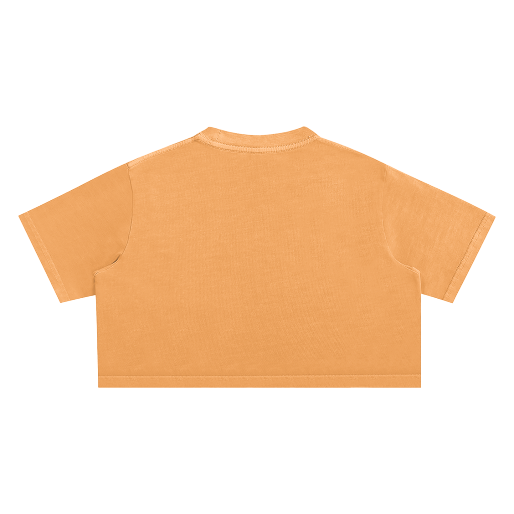 UPTOPWEAR Snow Washed Crop Top