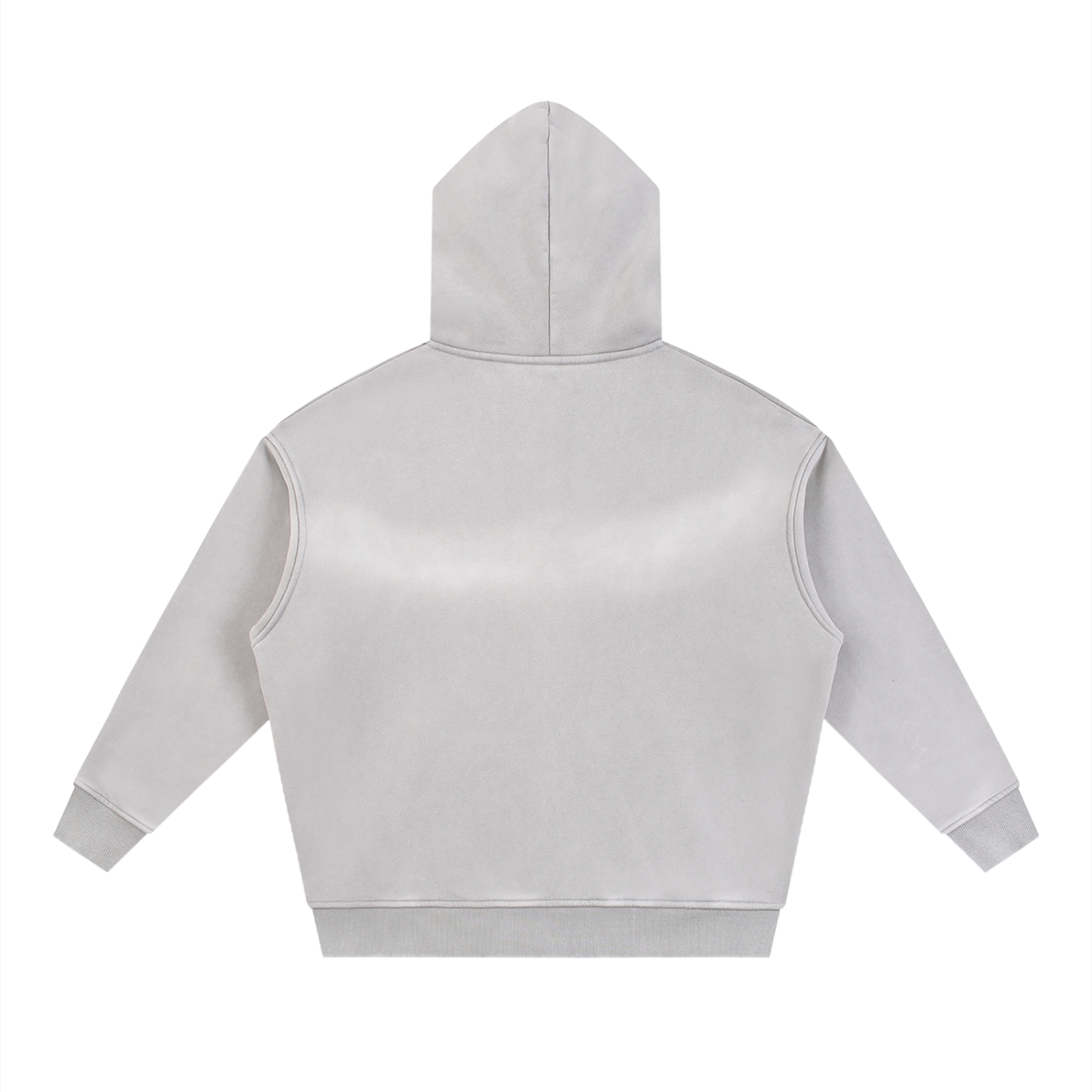 UPTOPWEAR Sunfade Two-way Zipper Boxy Fleece Hoodie