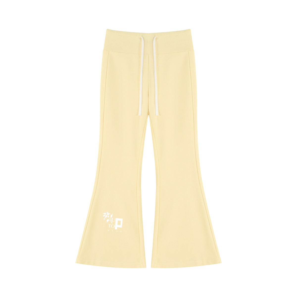 UPTOPWEAR Women's Drawstring Flared Leg Pants