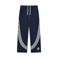 UPTOPWEAR Curved Stripe Straight Sweatpants
