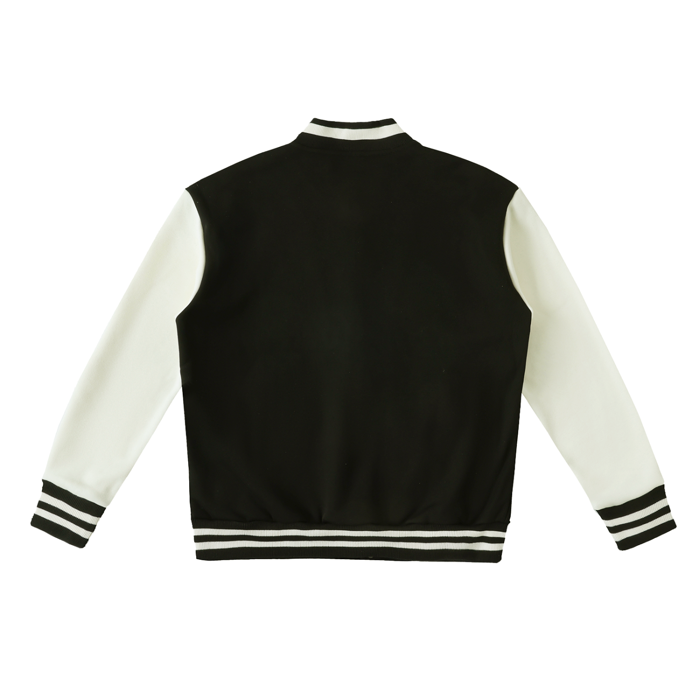 UPTOPWEAR Two-Tone Fleeced Varsity Jacket