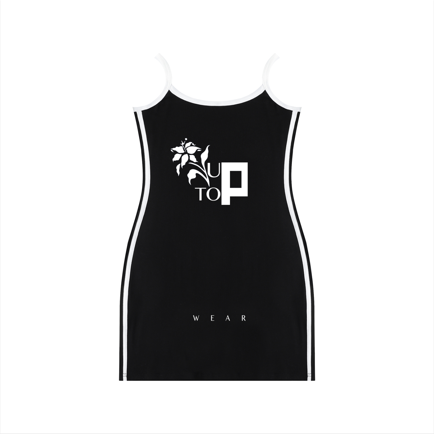 UptopWear Women's Color Block Mini Dress