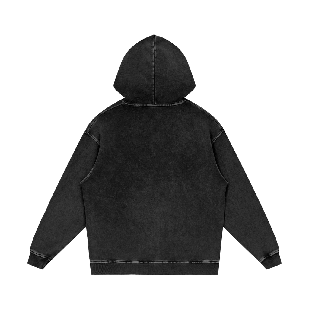UPTOPWEAR Snow Washed Loose Cotton Hoodie