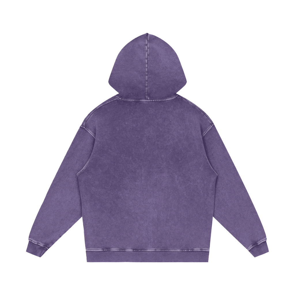 UPTOPWEAR Snow Washed Loose Cotton Hoodie
