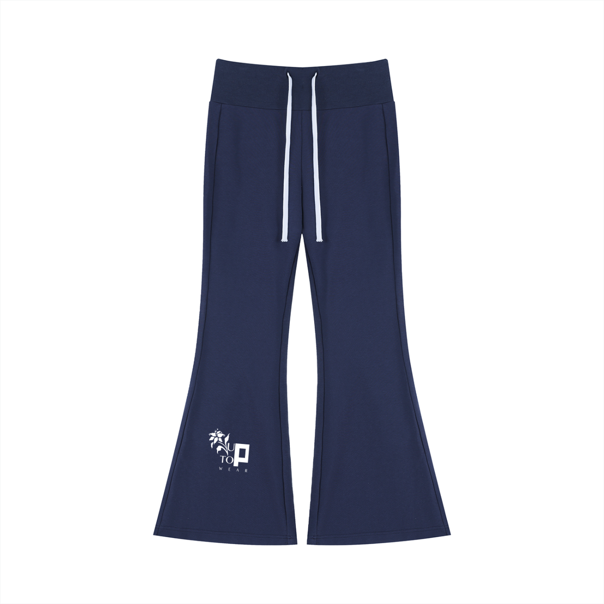 UPTOPWEAR Women's Drawstring Flared Leg Pants