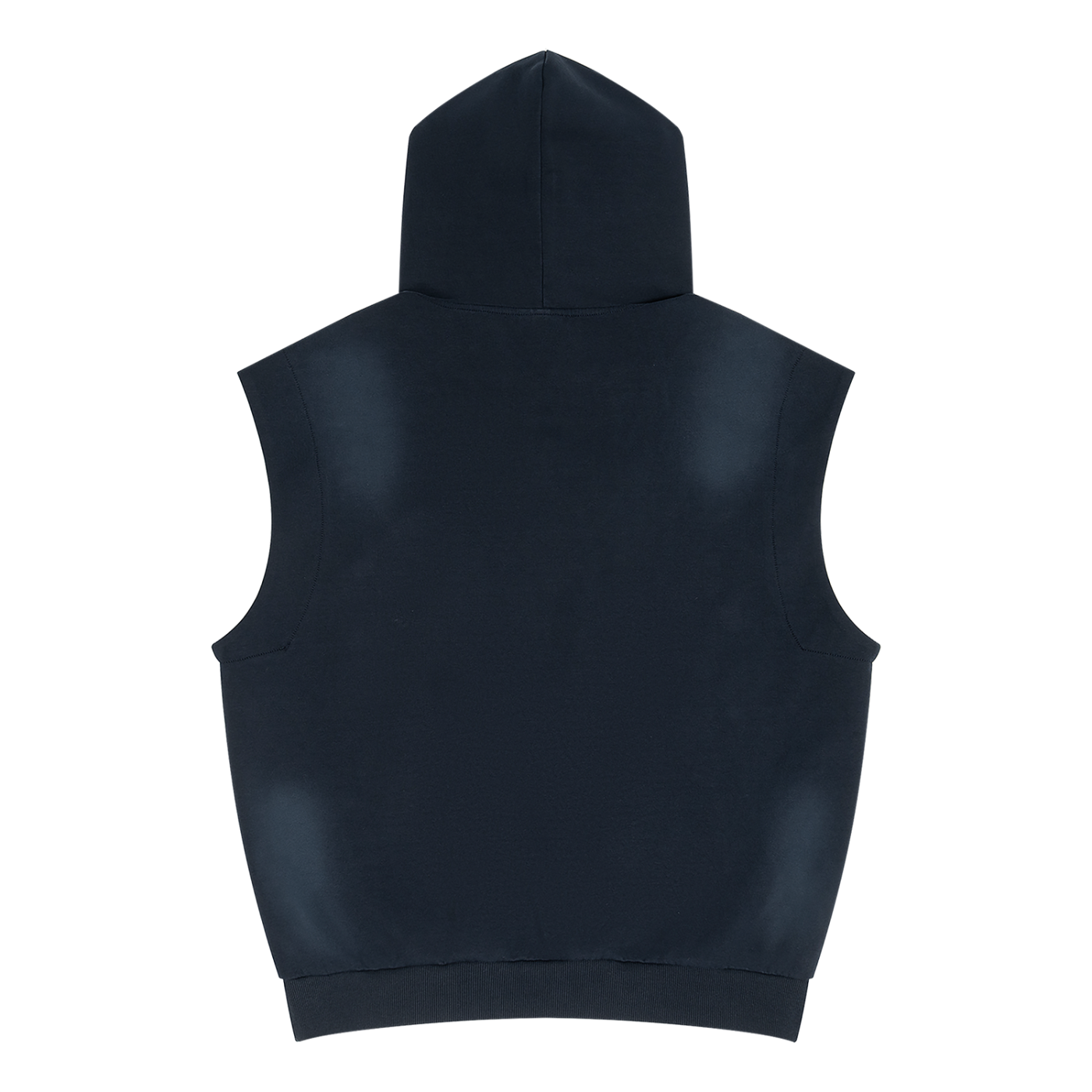 UptopWear Unisex Vintage Wash Sun Fade Sleeveless Hoodie