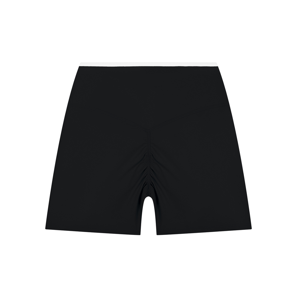 UptopWear Women’s High Rise Color Block Yoga Shorts