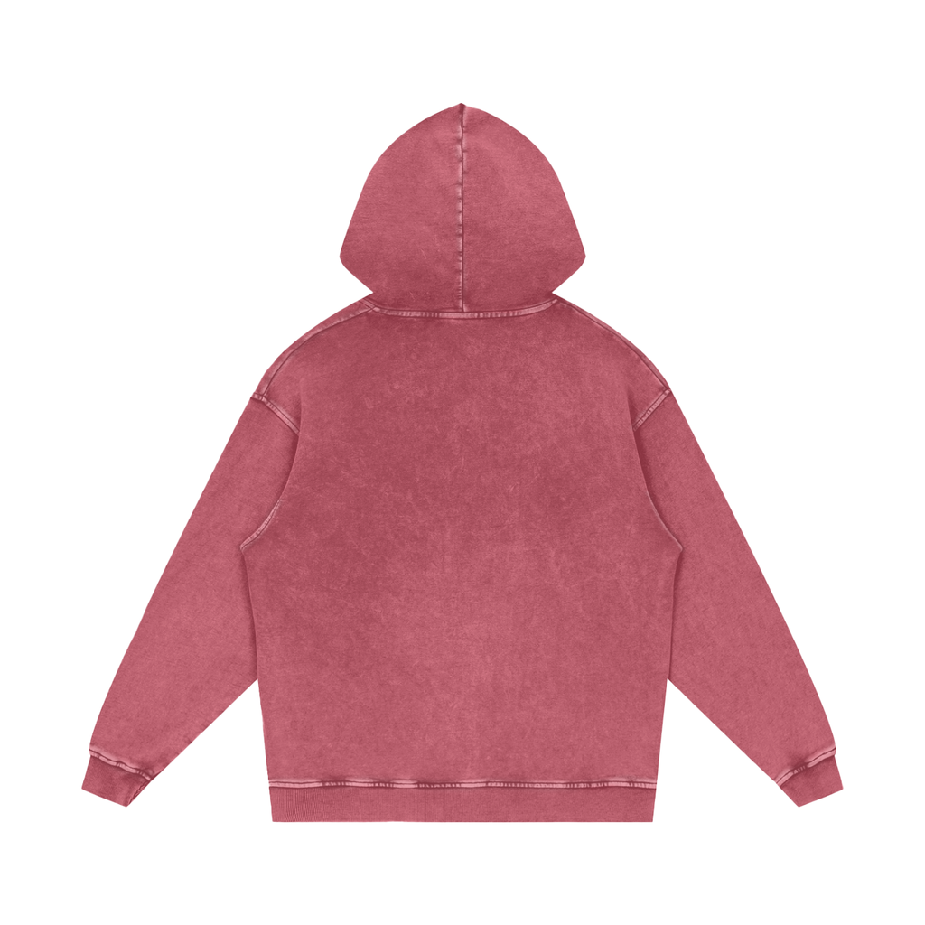 UPTOPWEAR Snow Washed Loose Cotton Hoodie