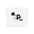 UPTOPWEAR  Raw Edge Boxy Non-Shrink T-Shirt