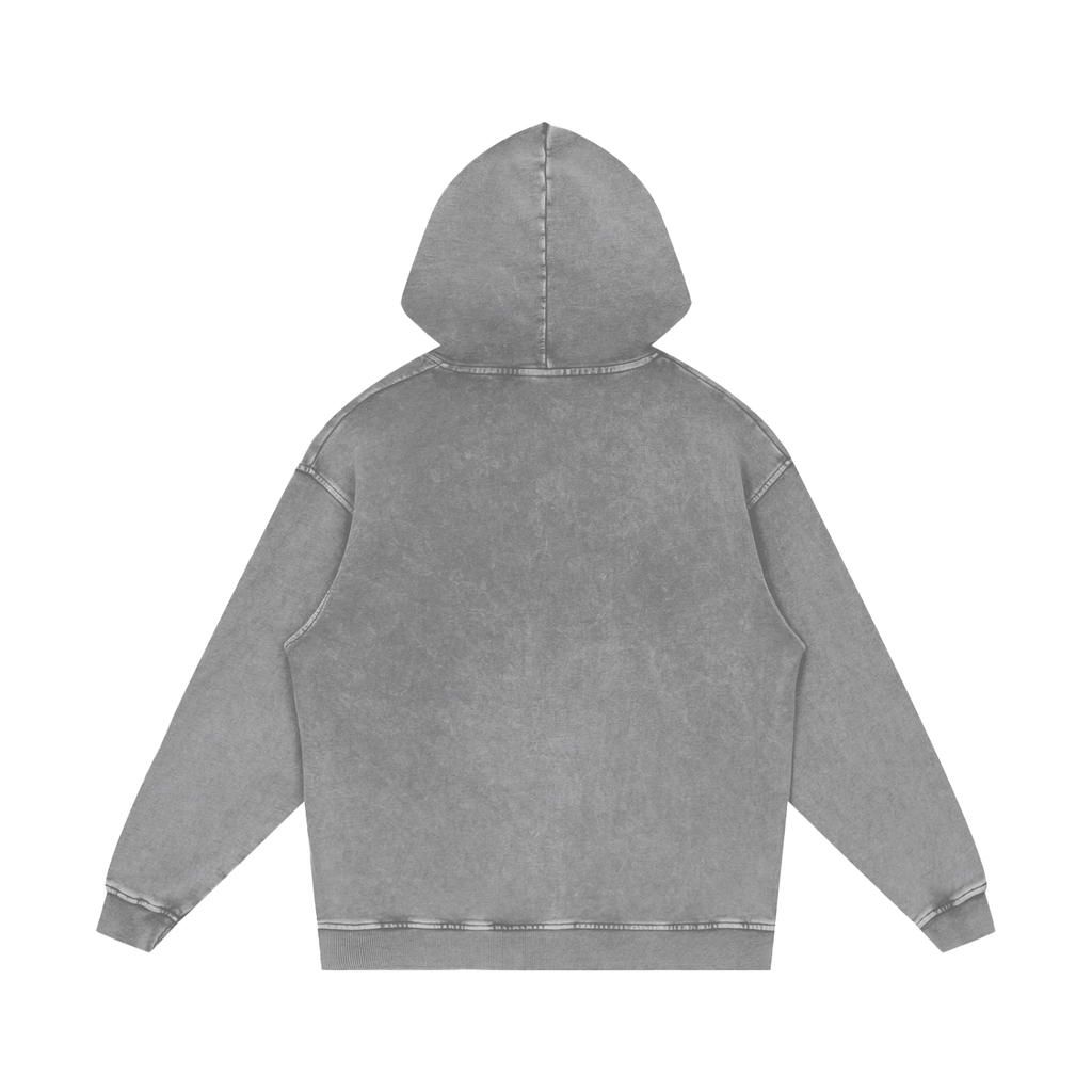 UPTOPWEAR Snow Washed Loose Cotton Hoodie