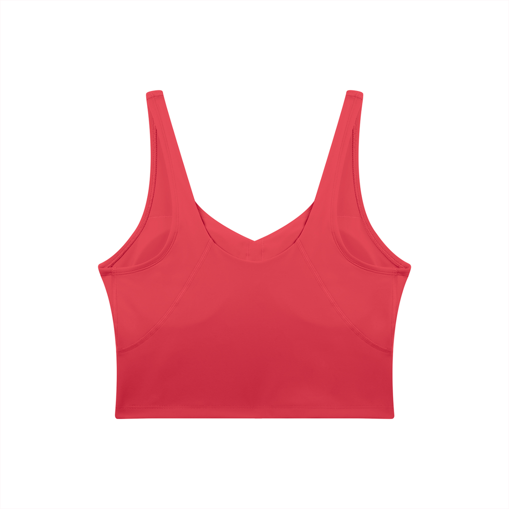 UPTOPWEAR Women's V-Neck Yoga Sports Bra
