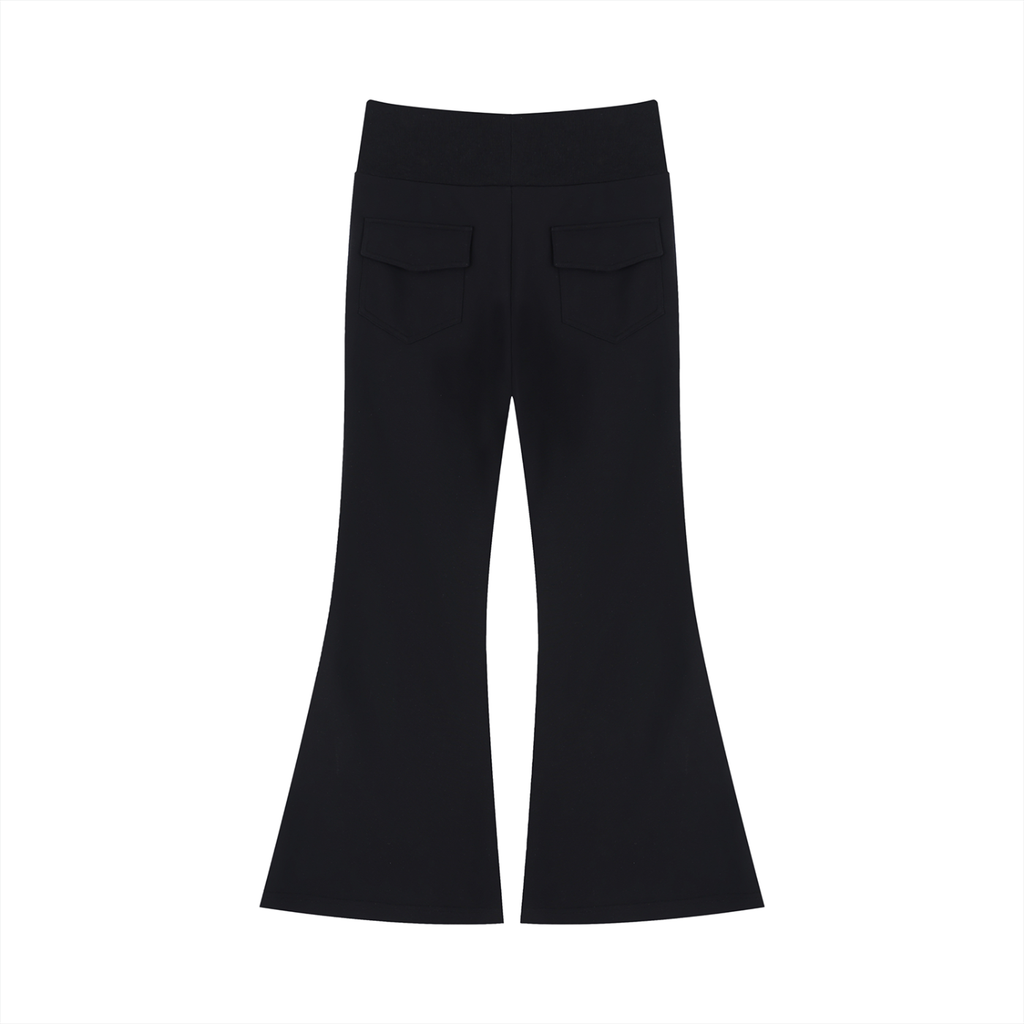 UPTOPWEAR Women's Drawstring Flared Leg Pants