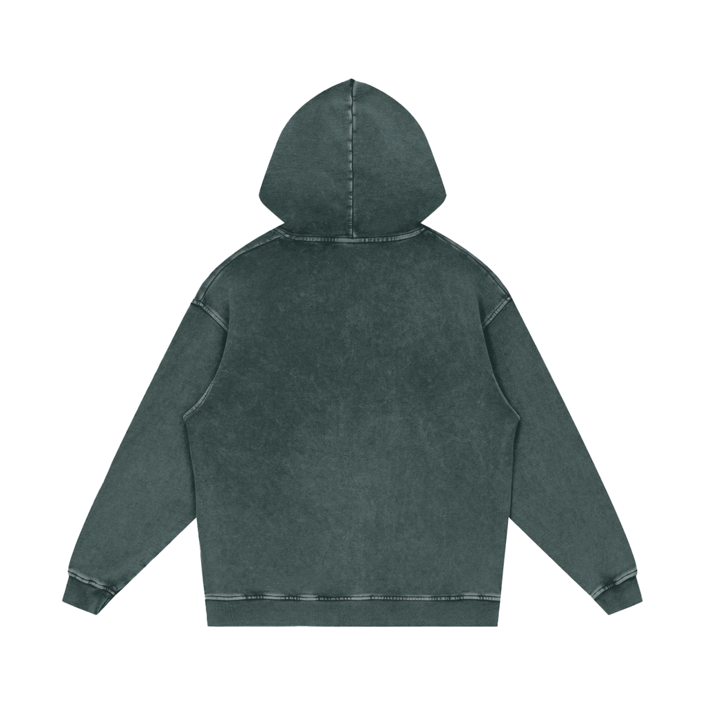 UPTOPWEAR Snow Washed Loose Cotton Hoodie