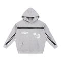 UPTOPWEAR Sun Fade Contrast Tape Fleece Hoodie