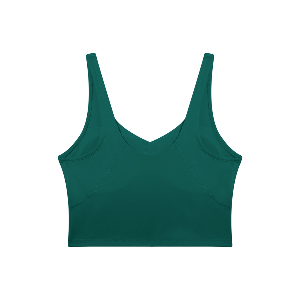 UPTOPWEAR Women's V-Neck Yoga Sports Bra