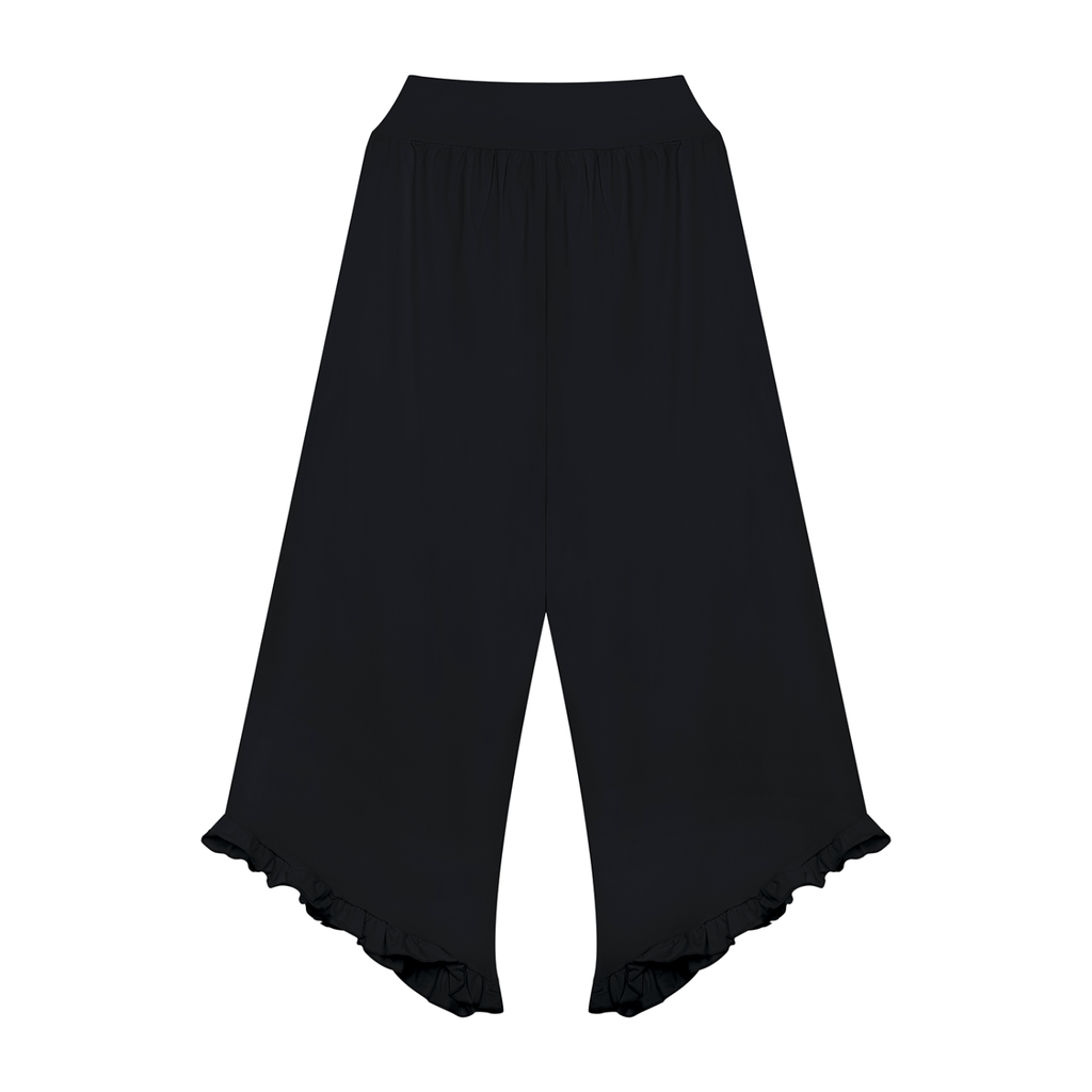UPTOPWEAR Women’s Ruched Wide Leg Pants