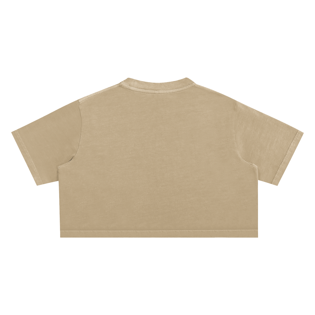 UPTOPWEAR Snow Washed Crop Top