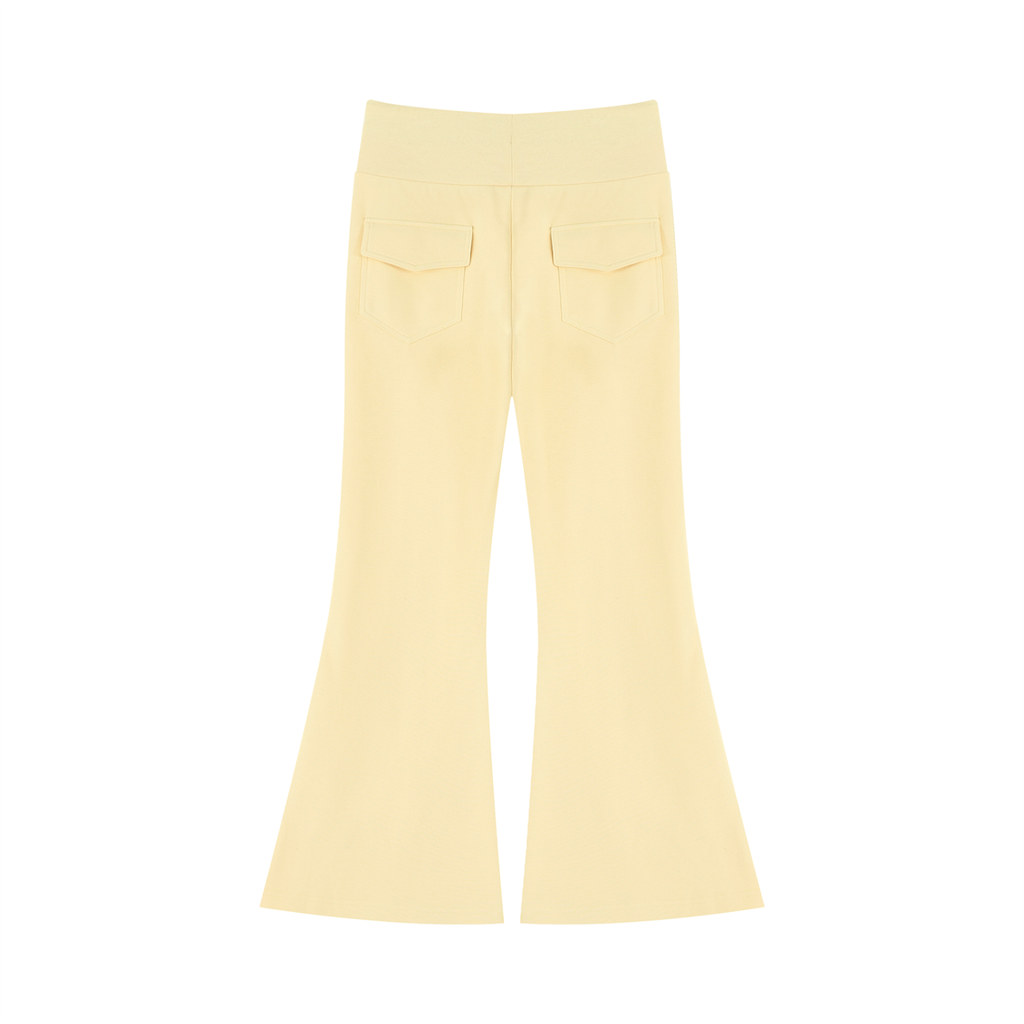 UPTOPWEAR Women's Drawstring Flared Leg Pants