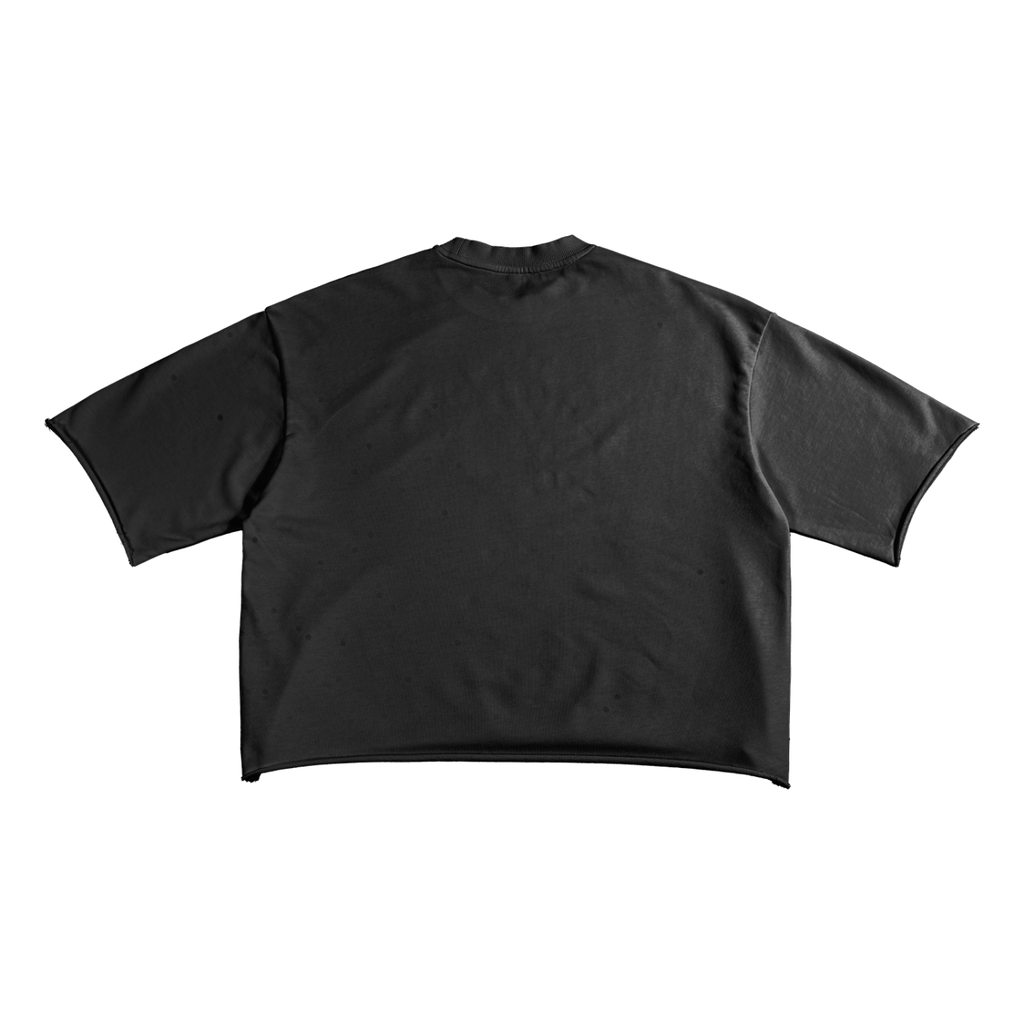 UPTOPWWEAR French Terry Raw Edge T-Shirt