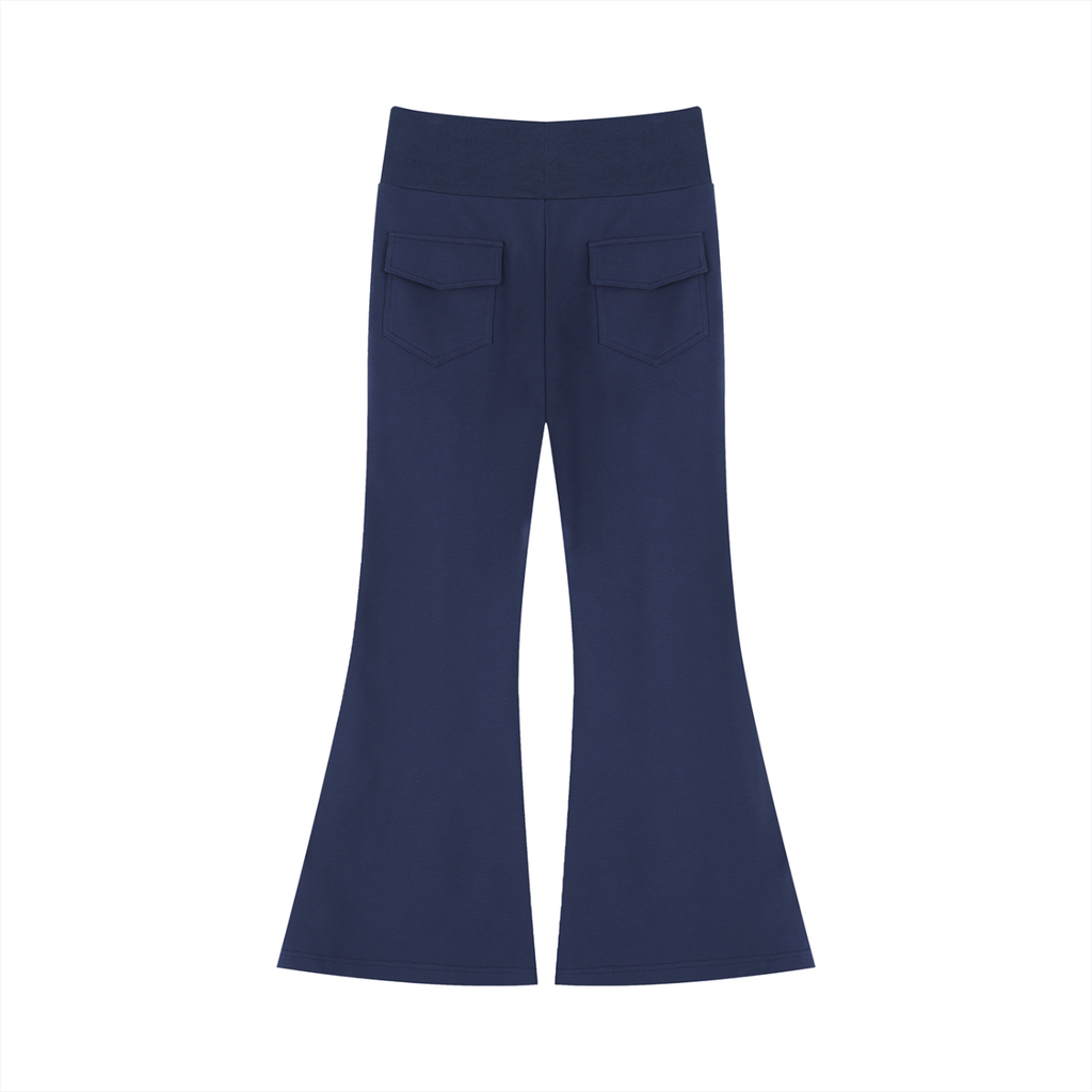 UPTOPWEAR Women's Drawstring Flared Leg Pants