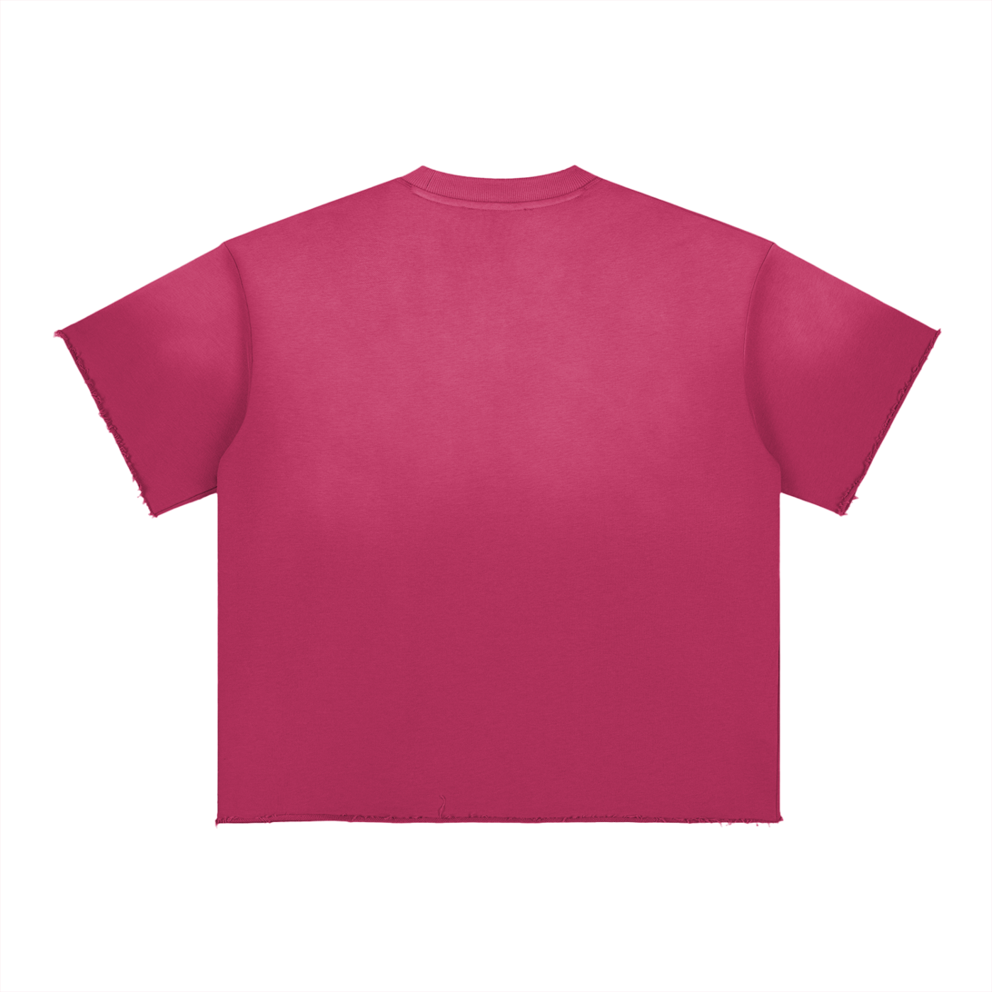 UptopWear Sun Fade Raw Edge T-Shirt