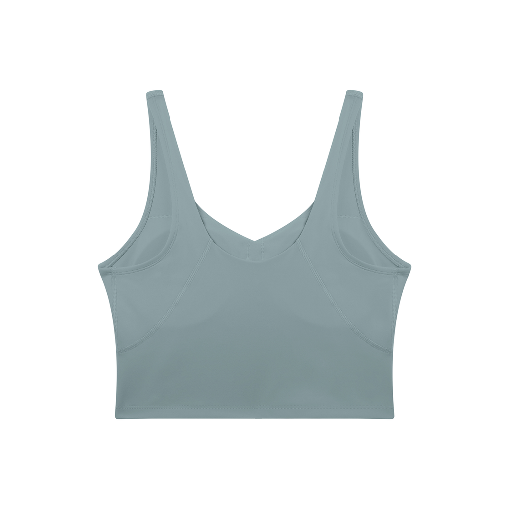 UPTOPWEAR Women's V-Neck Yoga Sports Bra