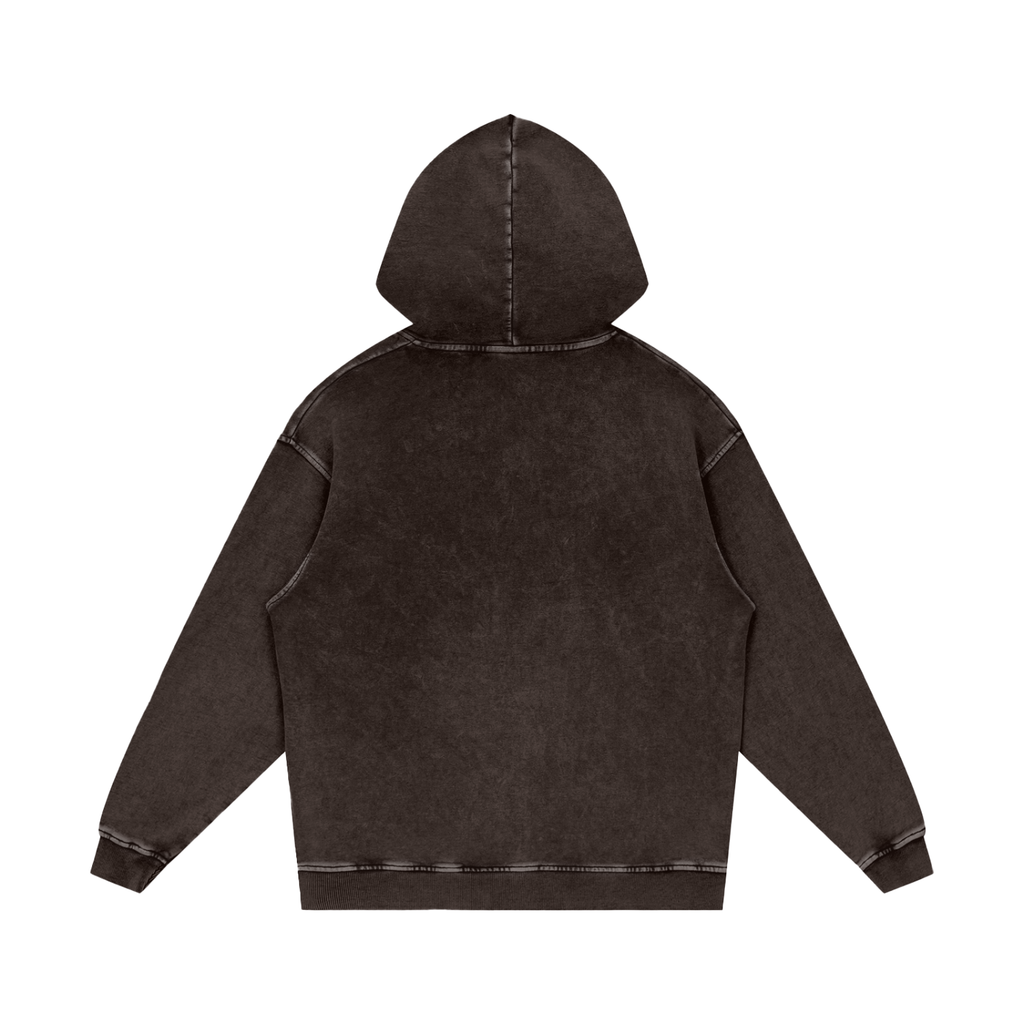 UPTOPWEAR Snow Washed Loose Cotton Hoodie