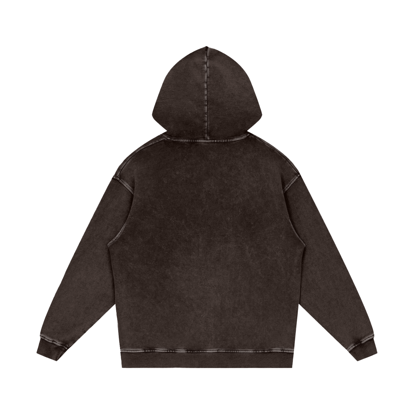 UPTOPWEAR Snow Washed Loose Cotton Hoodie