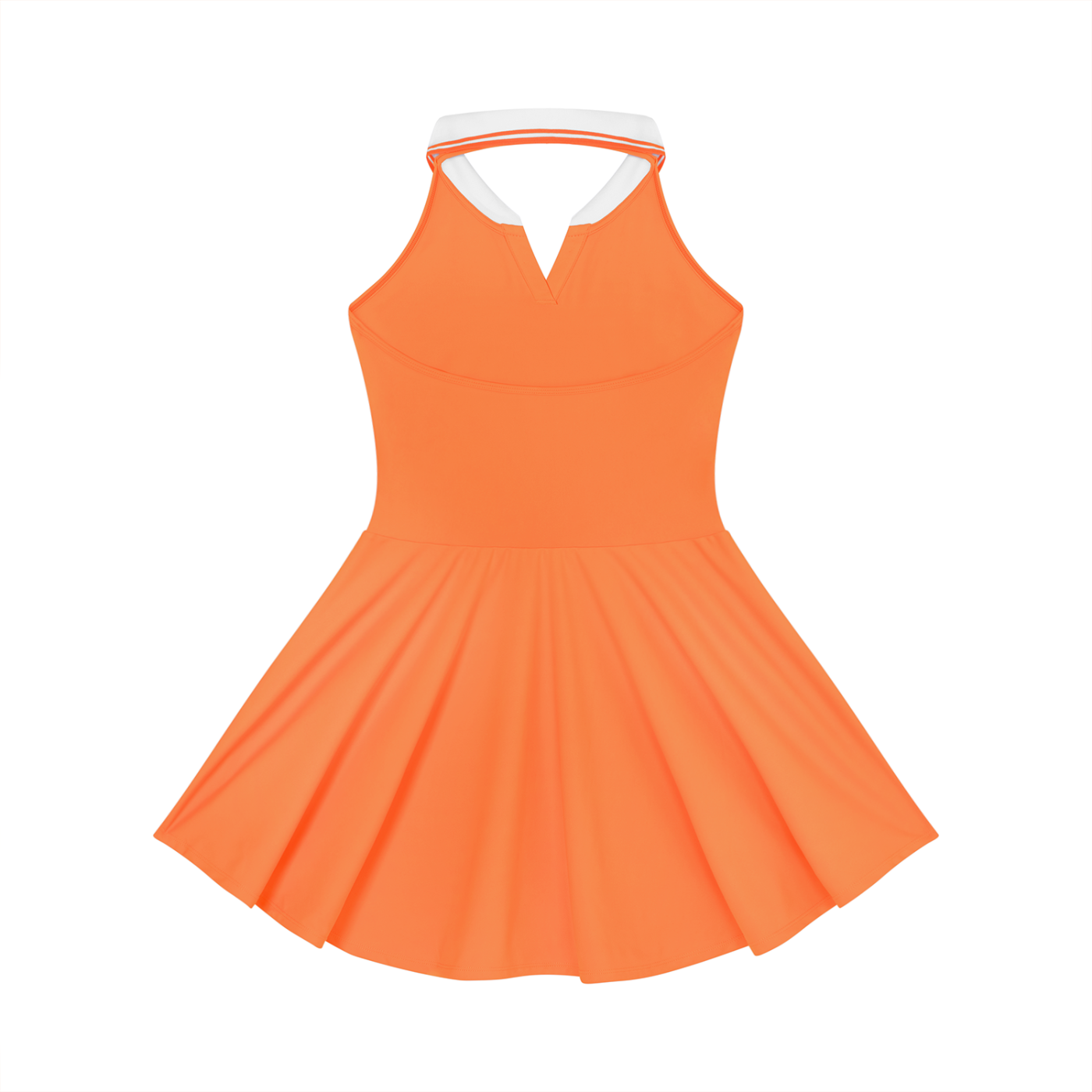 UPTOPWEAR Women's Collared Halter A-Line Tennis Dress