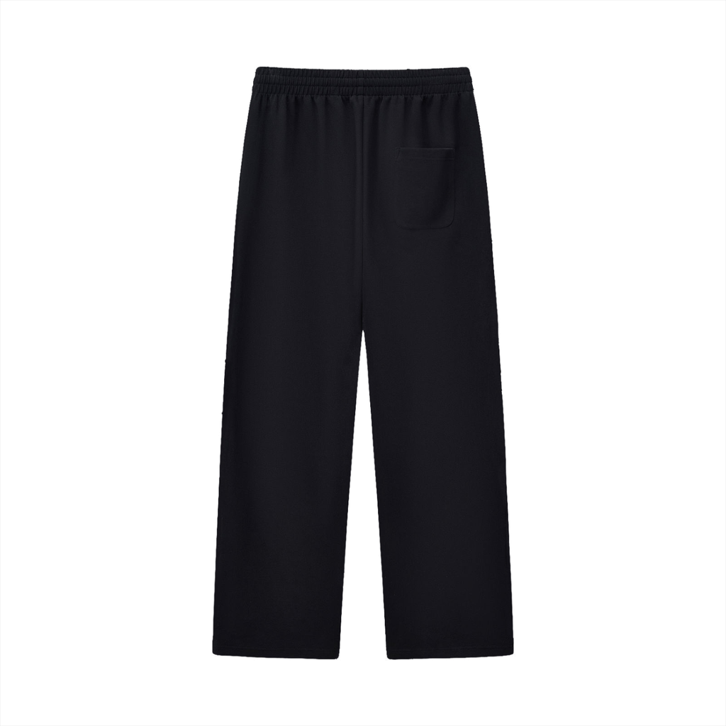 UPTOPWEAR Curved Stripe Straight Sweatpants