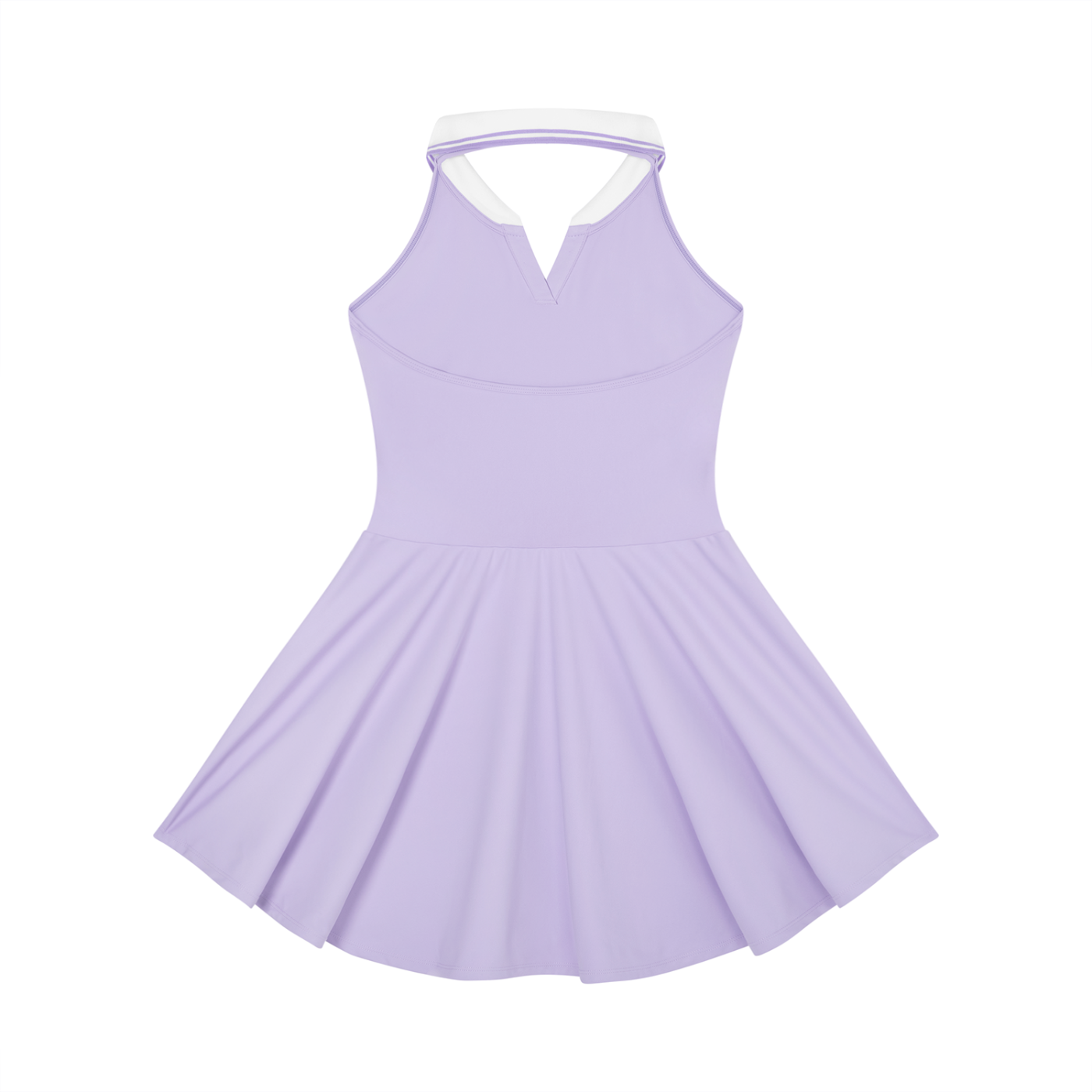 UPTOPWEAR Women's Collared Halter A-Line Tennis Dress