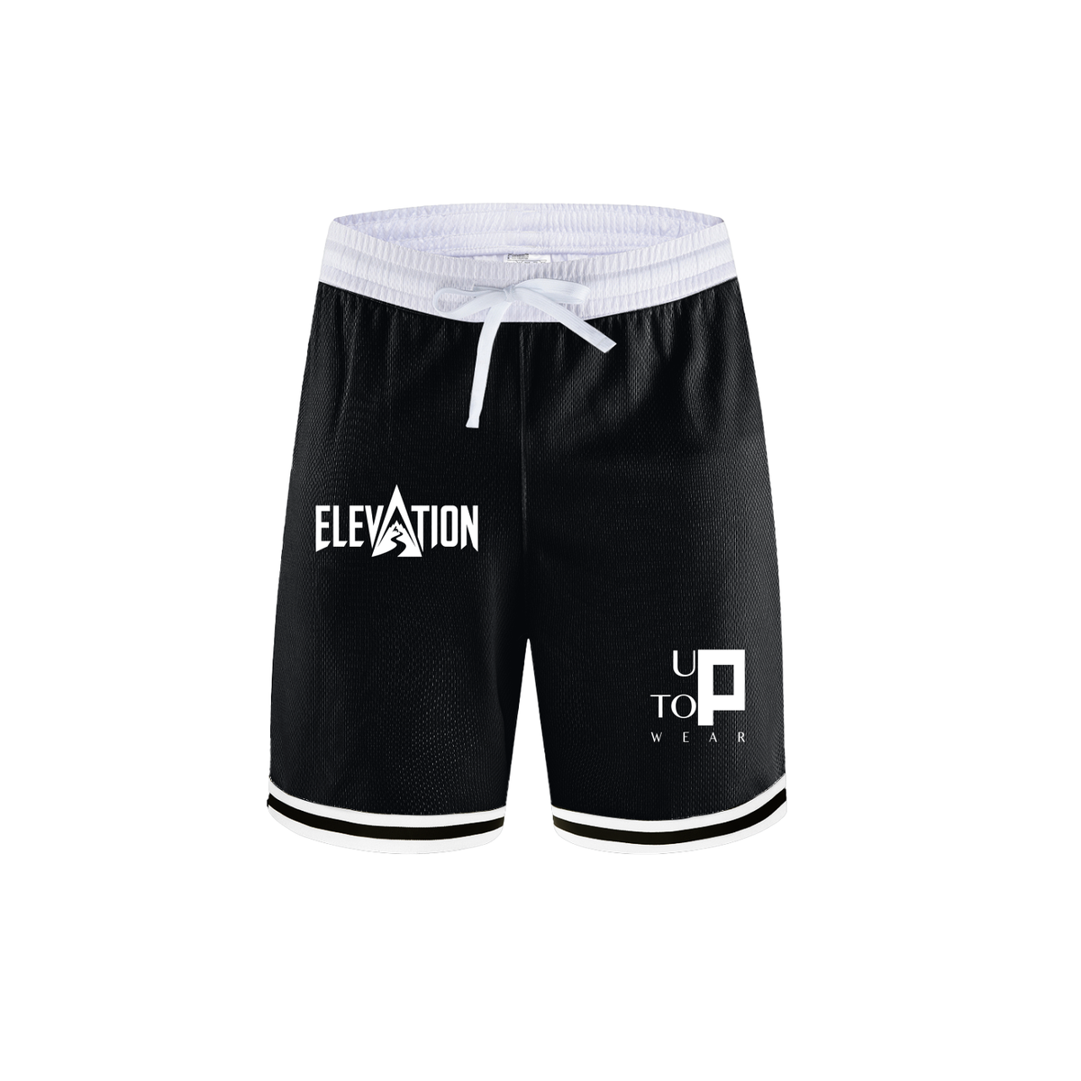 UPTOPWEAR Classic Stripe Trim Basketball Shorts