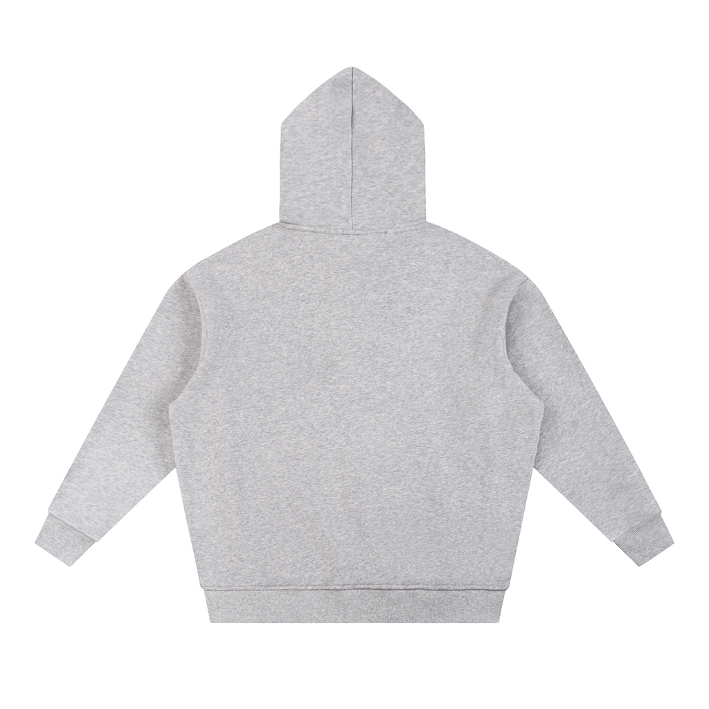 UPTOPWEAR Sun Fade Contrast Tape Fleece Hoodie