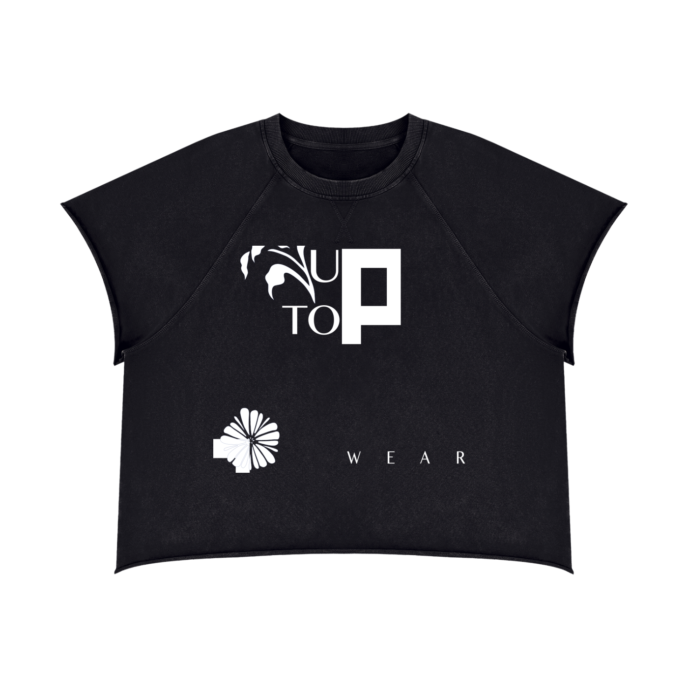 Unisex Vintage Wash Raw Edge Boxy T-Shirt
