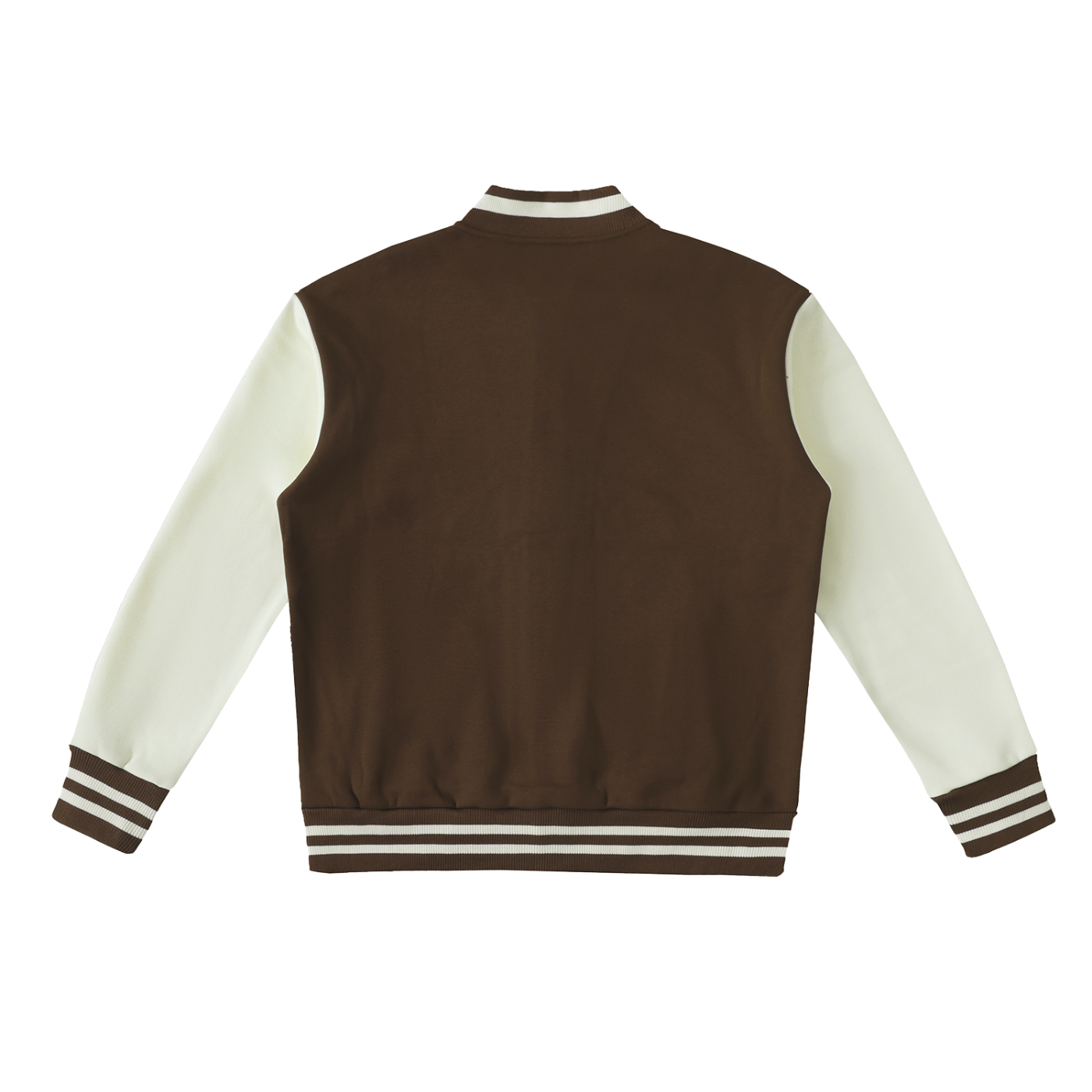 UPTOPWEAR Two-Tone Fleeced Varsity Jacket