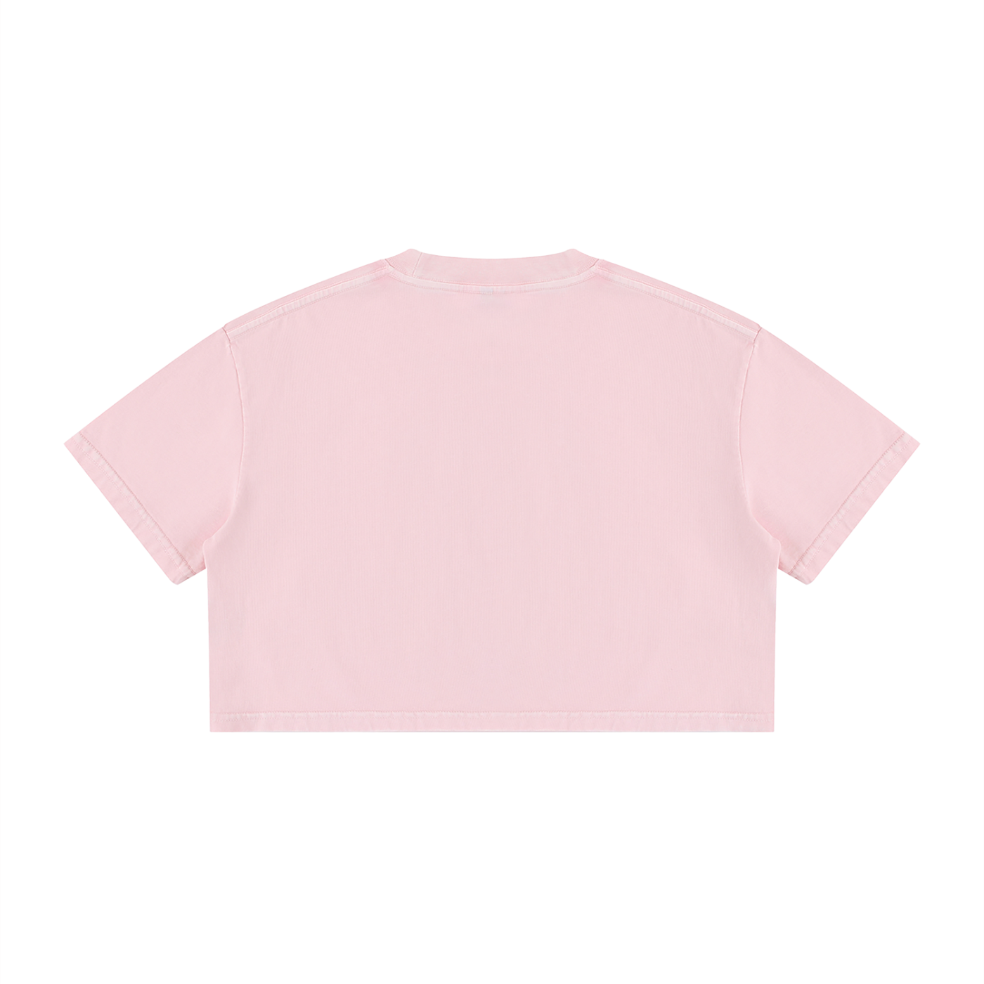 UPTOPWEAR Women's Mineral Wash Cotton Crop T-Shirt