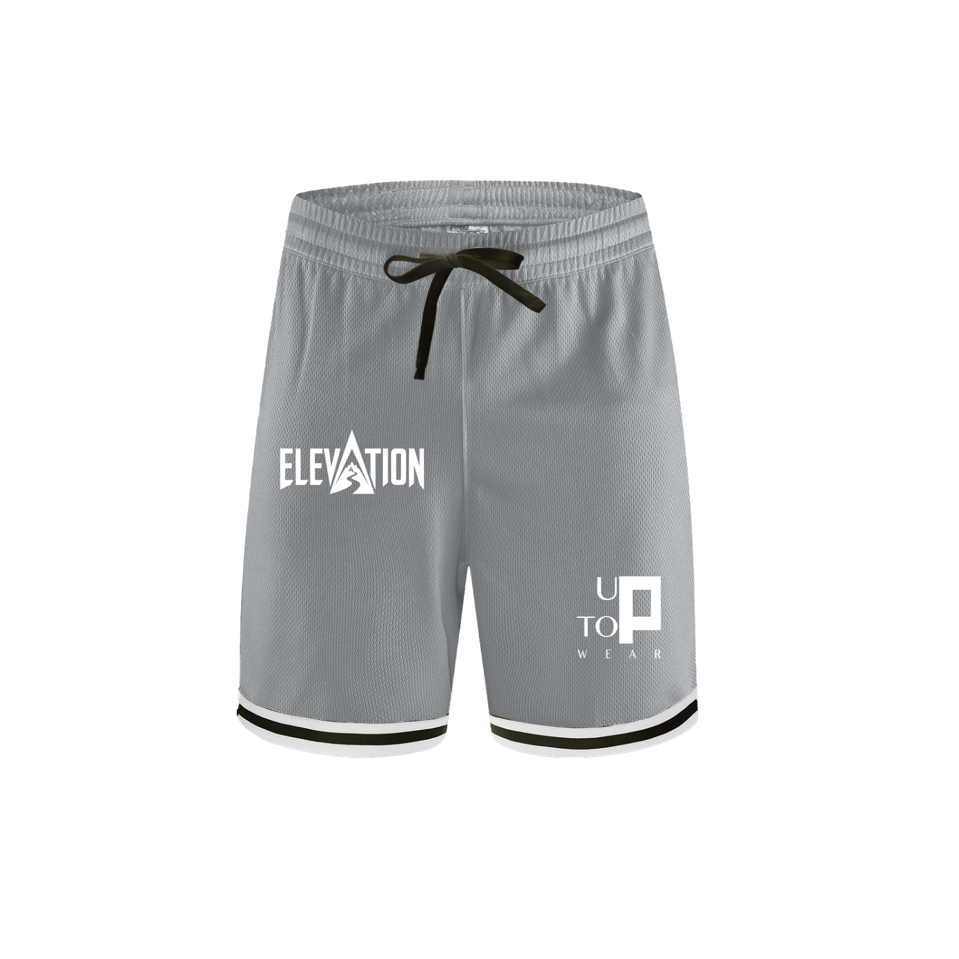 UPTOPWEAR Classic Stripe Trim Basketball Shorts