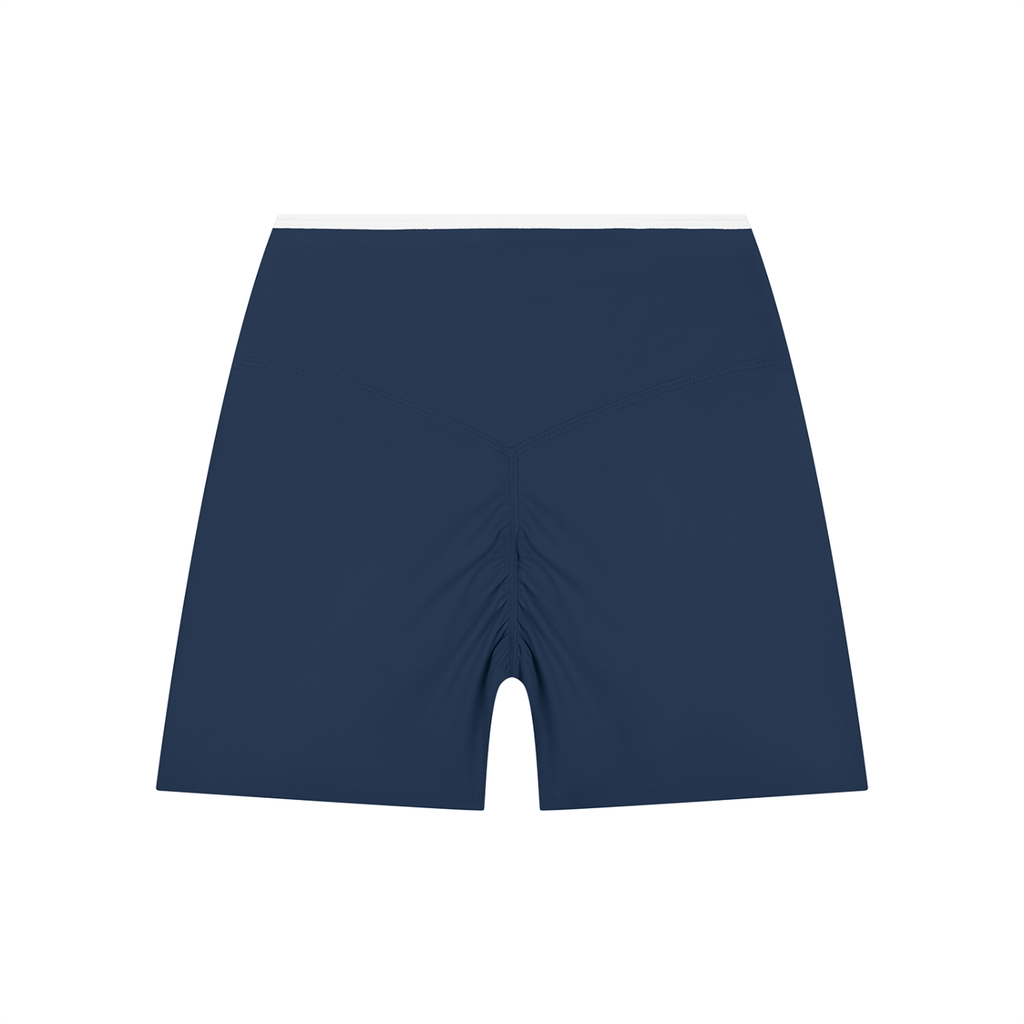 UptopWear Women’s High Rise Color Block Yoga Shorts
