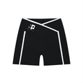 UptopWear Women’s High Rise Color Block Yoga Shorts