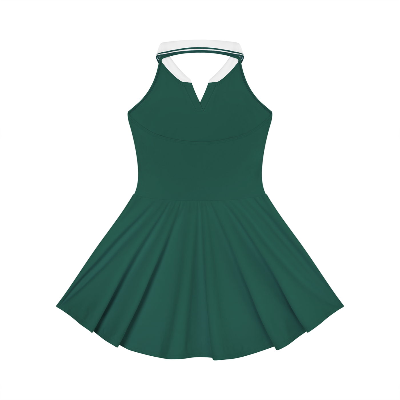 UPTOPWEAR Women's Collared Halter A-Line Tennis Dress