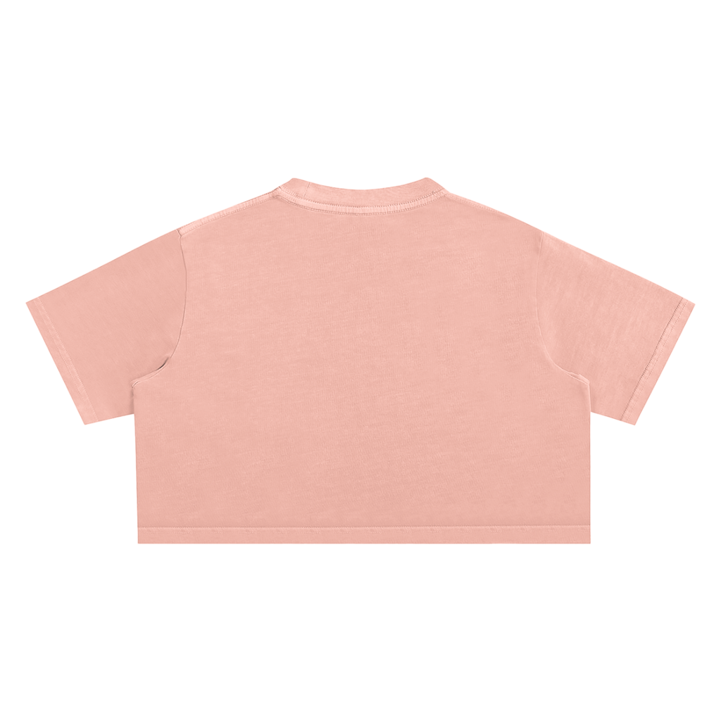 UPTOPWEAR Snow Washed Crop Top