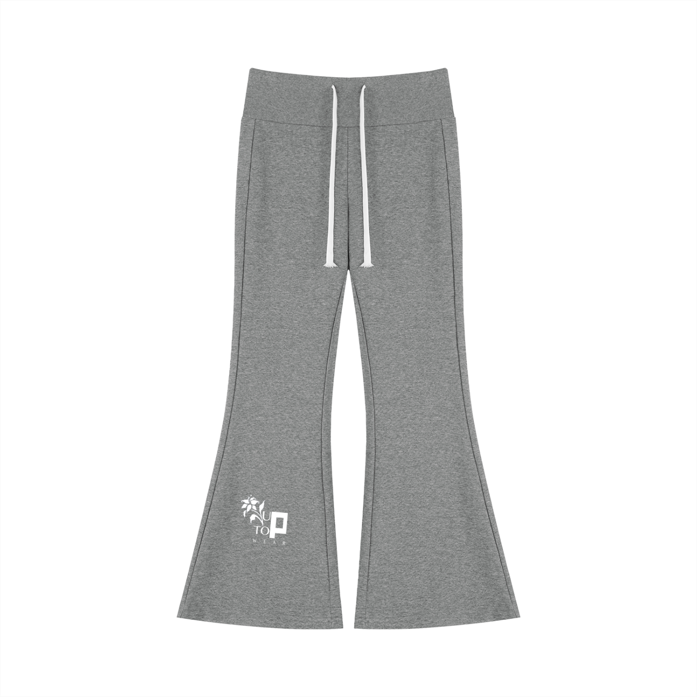 UPTOPWEAR Women's Drawstring Flared Leg Pants