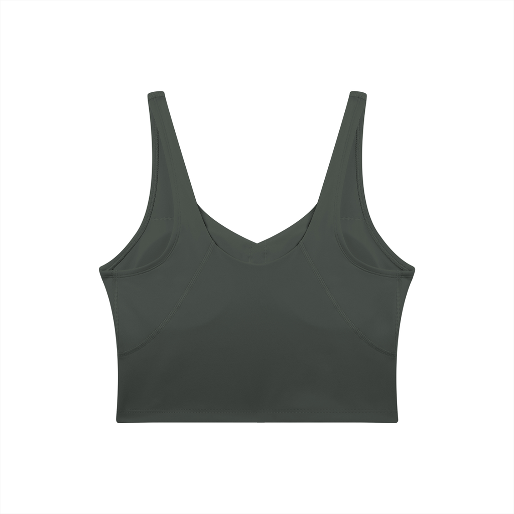 UPTOPWEAR Women's V-Neck Yoga Sports Bra