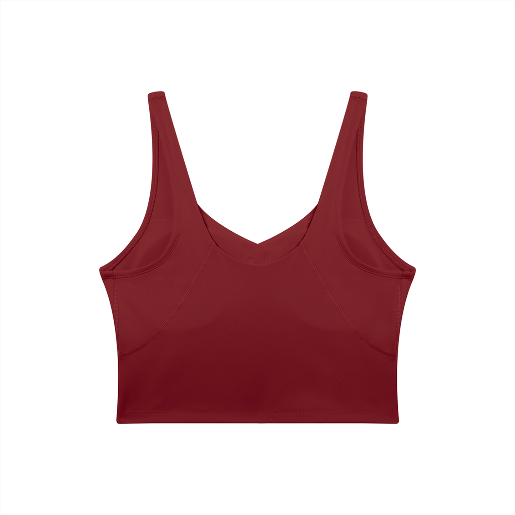 UPTOPWEAR Women's V-Neck Yoga Sports Bra
